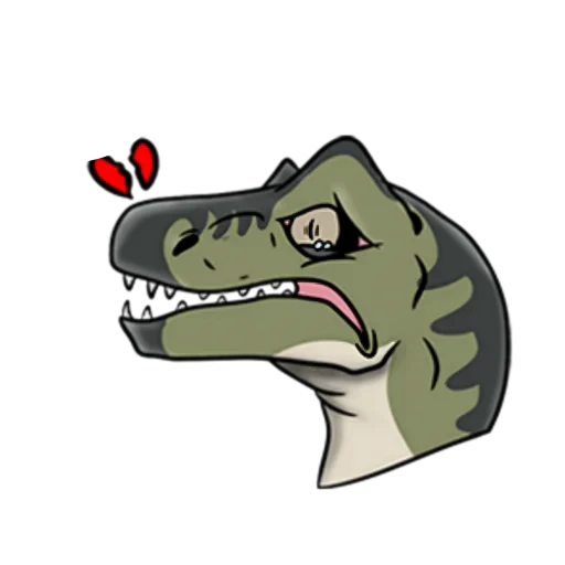 💔 Стикер «Primal Carnage Extinction» для Telegram