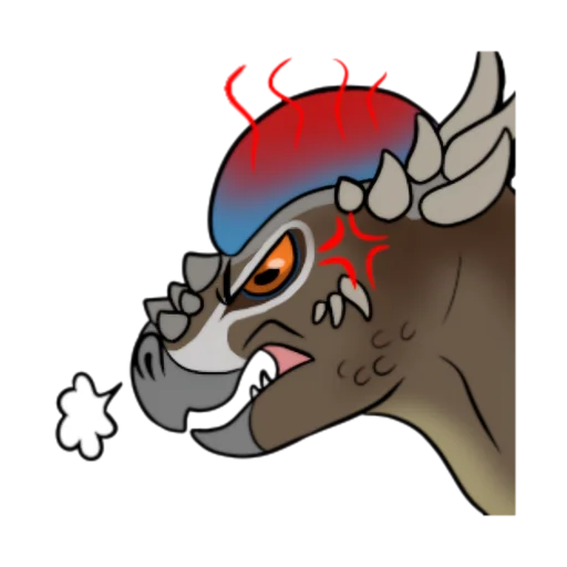 😡 Стикер «Primal Carnage Extinction» для Telegram