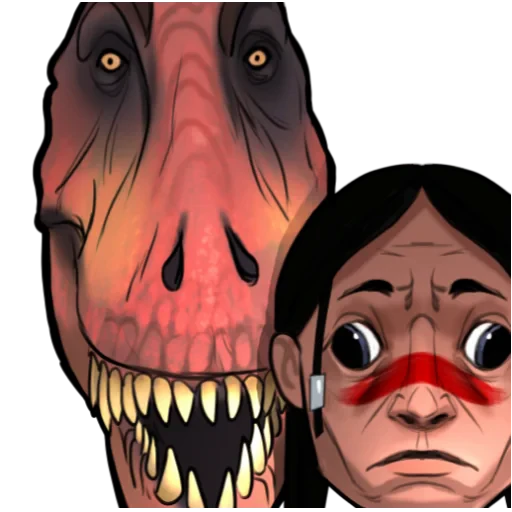 ☠ Стикер «Primal Carnage Extinction» для Telegram