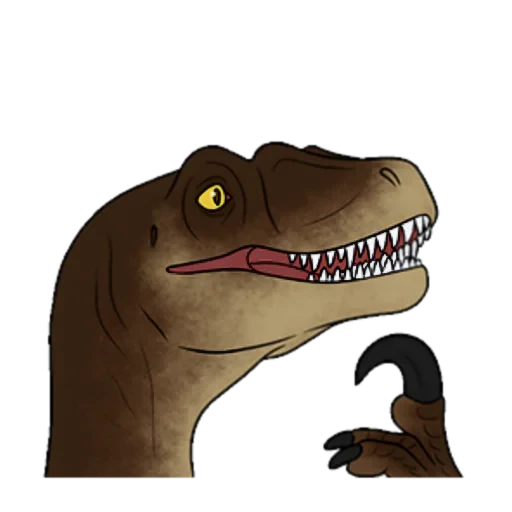 😕 Стикер «Primal Carnage Extinction» для Telegram