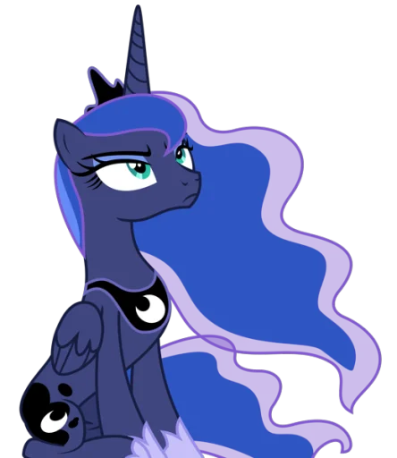 😤 Стикер «Princess Luna» для Telegram
