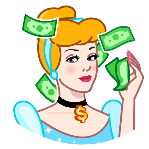 Стикер 10 Disney Princess