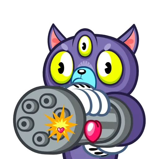 🤩 Эмодзи «Psy Cat» для Telegram