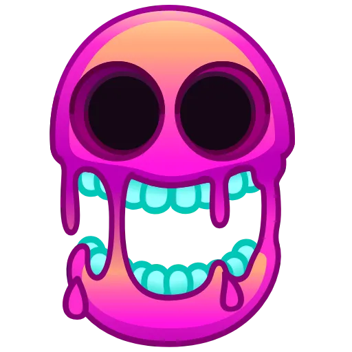 Стикер 2 Psychopath Emoji