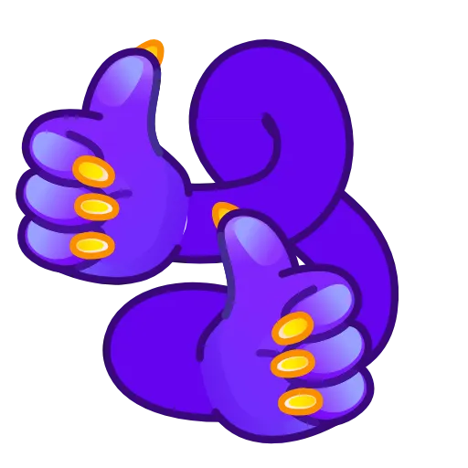 Стикер 6 Psychopath Emoji