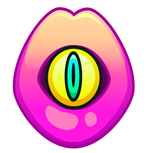 Стикер 45 Psychopath Emoji