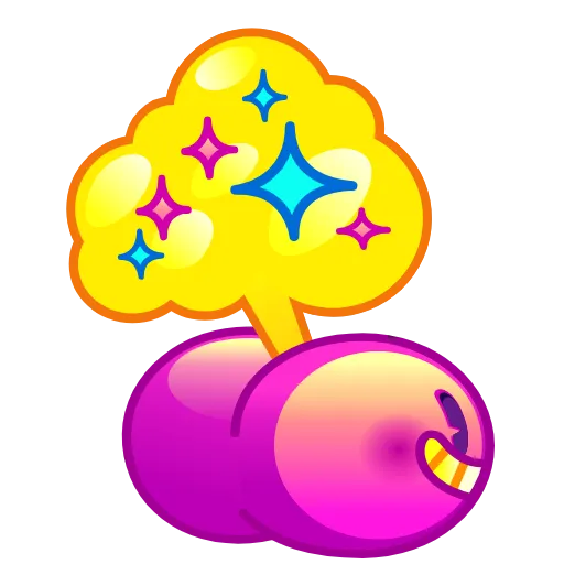 Стикер 42 Psychopath Emoji