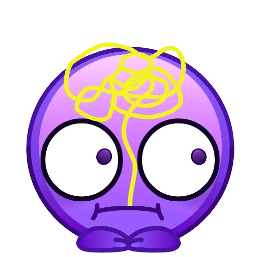 Стикер 24 Psychopath Emoji