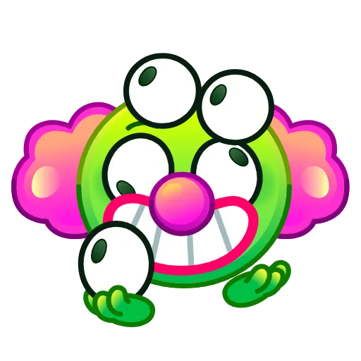 Стикер 34 Psychopath Emoji