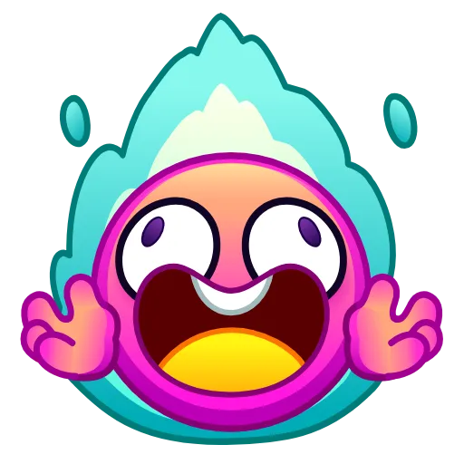 Стикер 18 Psychopath Emoji