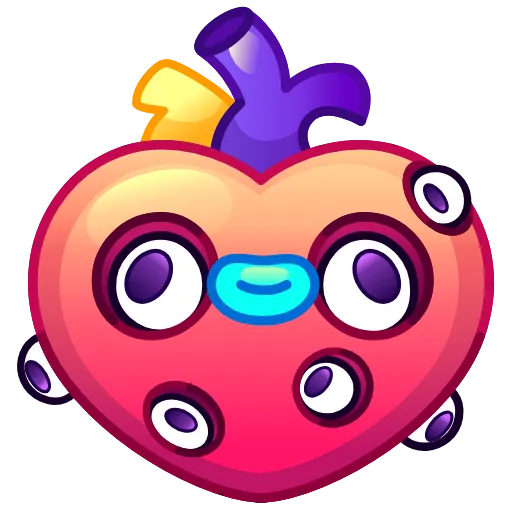 Стикер 40 Psychopath Emoji