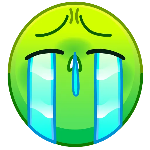 Стикер 23 Psychopath Emoji