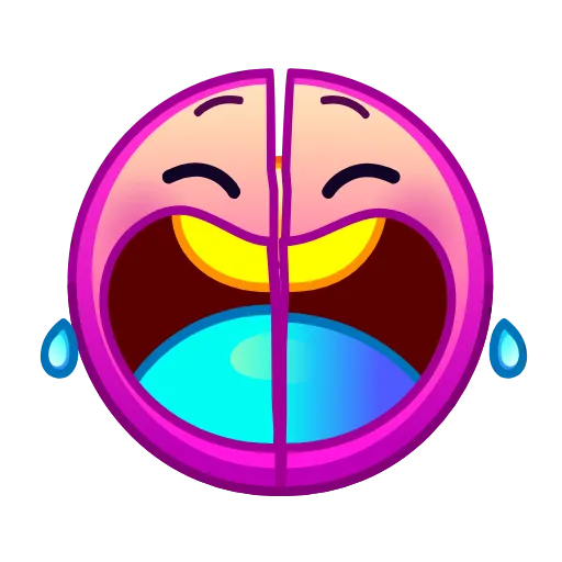 Стикер 48 Psychopath Emoji