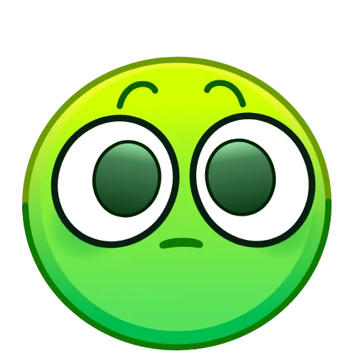 Стикер 9 Psychopath Emoji
