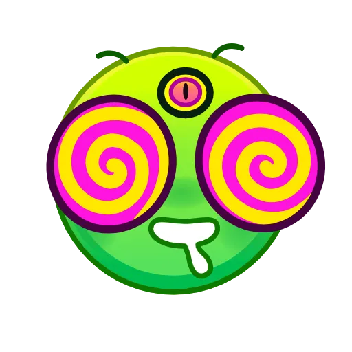 Стикер 12 Psychopath Emoji
