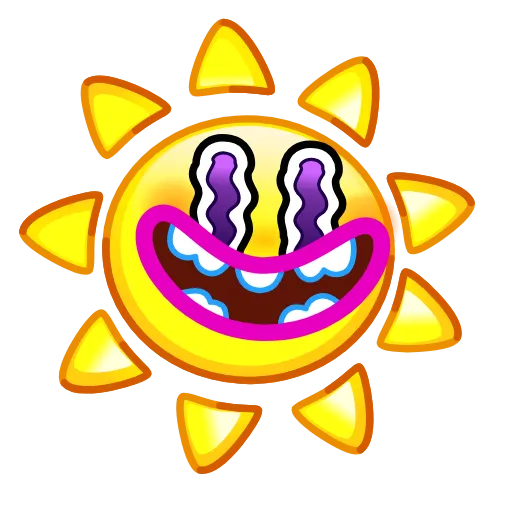 Стикер 43 Psychopath Emoji