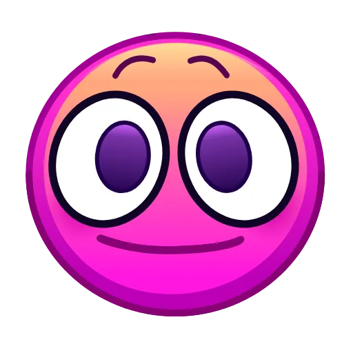 Стикер 21 Psychopath Emoji