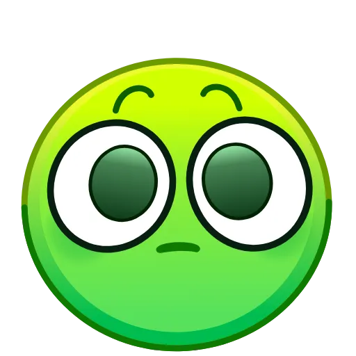 Стикер 9 Psychopath Emoji
