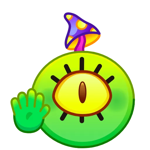 Стикер 13 Psychopath Emoji
