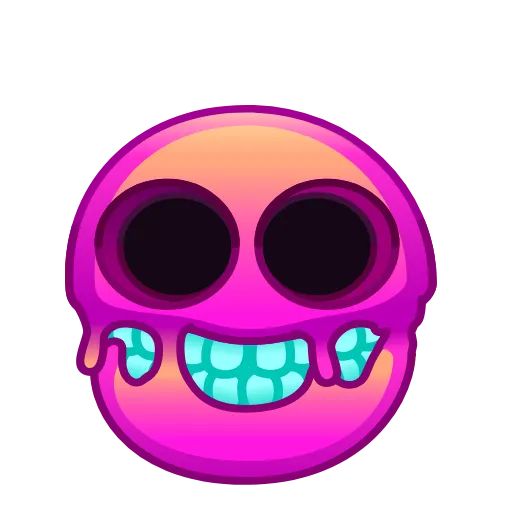 Стикер 2 Psychopath Emoji
