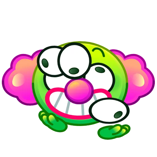 Стикер 34 Psychopath Emoji