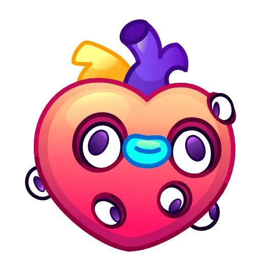 Стикер 40 Psychopath Emoji