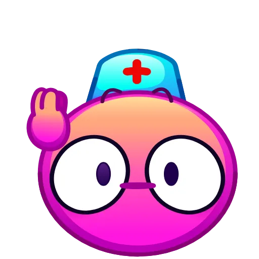Стикер 10 Psychopath Emoji