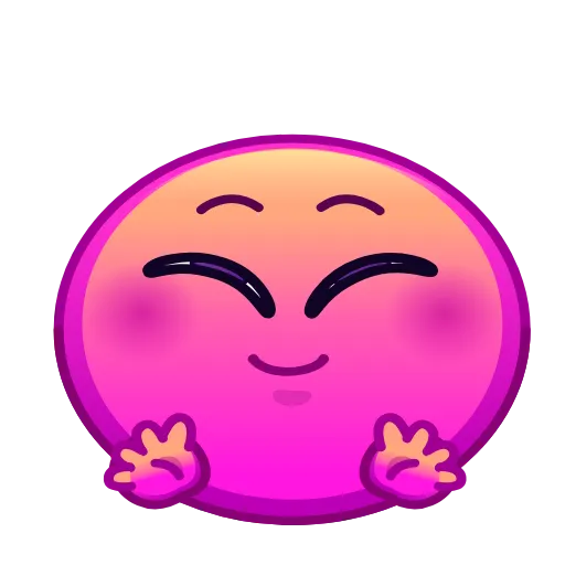Стикер 25 Psychopath Emoji