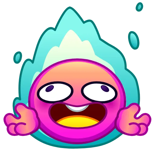 Стикер 18 Psychopath Emoji