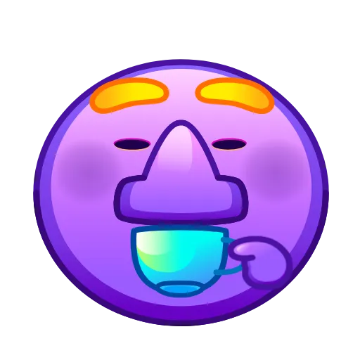 Стикер 50 Psychopath Emoji
