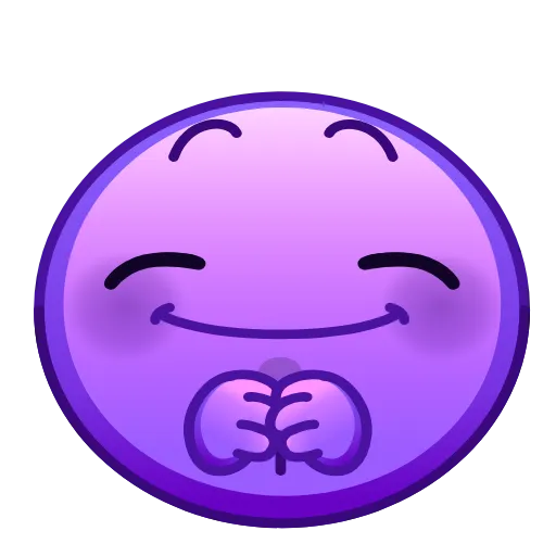 Стикер 19 Psychopath Emoji