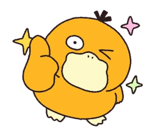 👍 Стикер «Psyduck» для Telegram