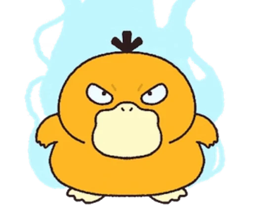 😡 Стикер «Psyduck» для Telegram