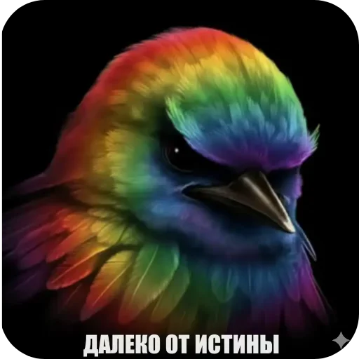 🐦 Стикер «Вряд-ли птица» для Telegram