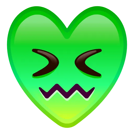 Стикер 22 Hearts Anim #emoji #cute #status