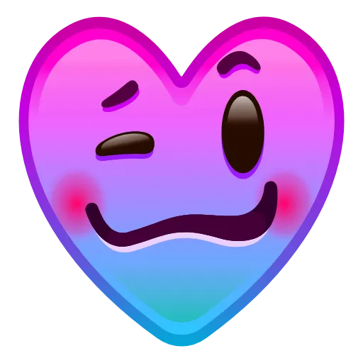 Стикер 43 Hearts Anim #emoji #cute #status