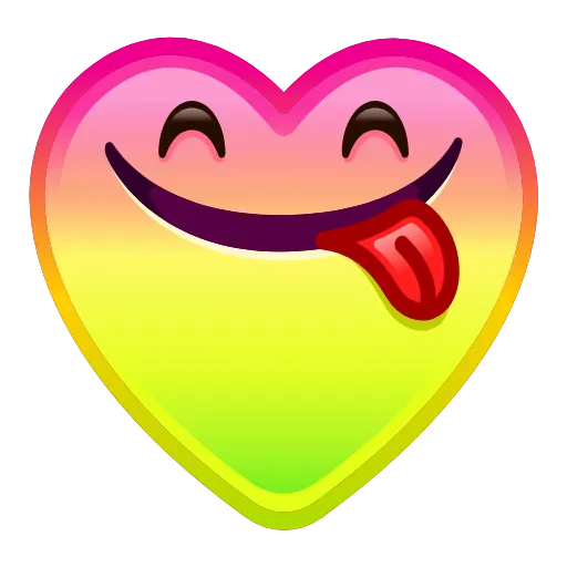Стикер 14 Hearts Anim #emoji #cute #status