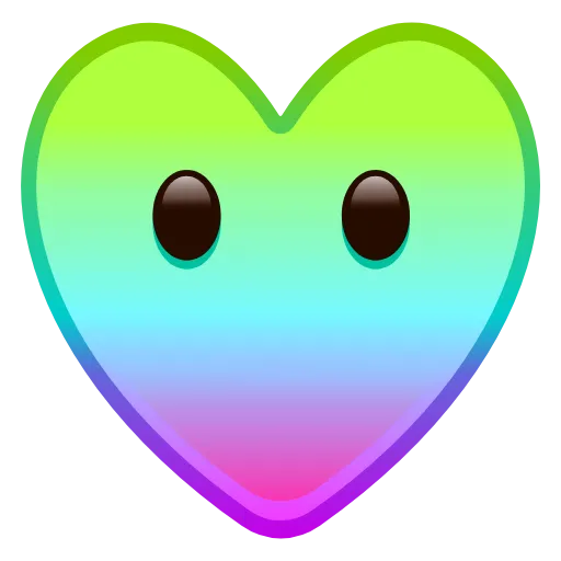 Стикер 33 Hearts Anim #emoji #cute #status