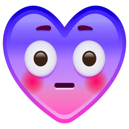 Стикер 28 Hearts Anim #emoji #cute #status