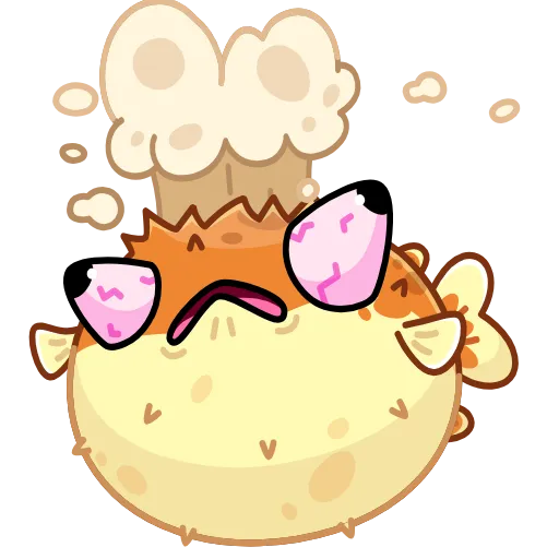 Стикер 21 Puffer Fish