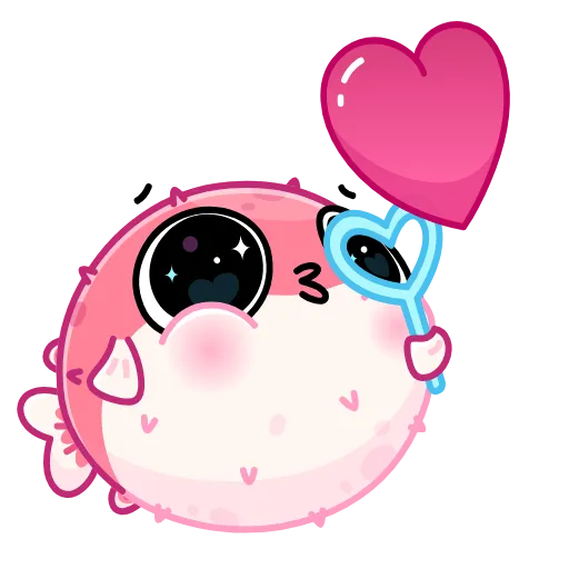 Стикер 2 Puffer Fish