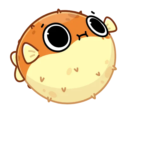 Стикер 3 Puffer Fish