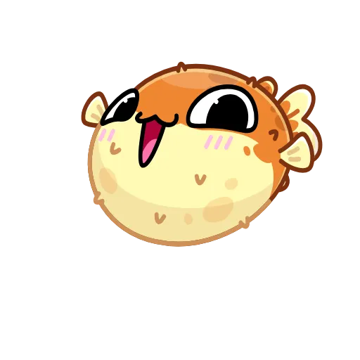 Стикер 25 Puffer Fish