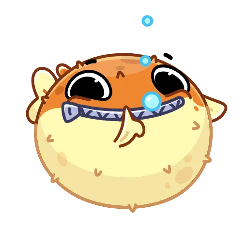 Стикер 10 Puffer Fish