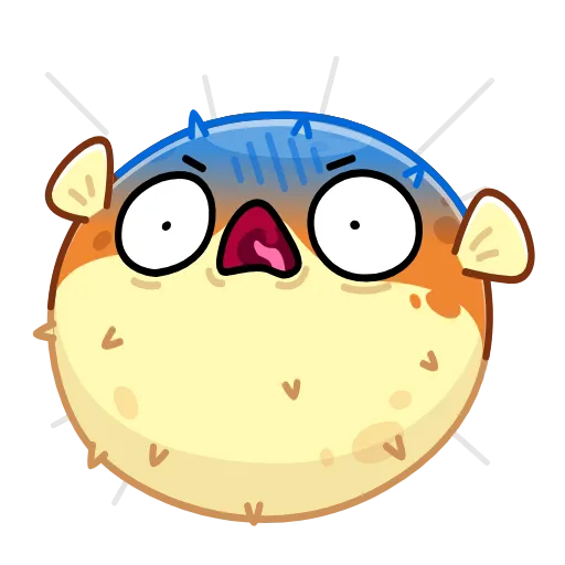 Стикер 4 Puffer Fish