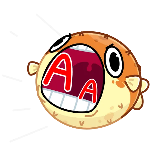 Стикер 8 Puffer Fish
