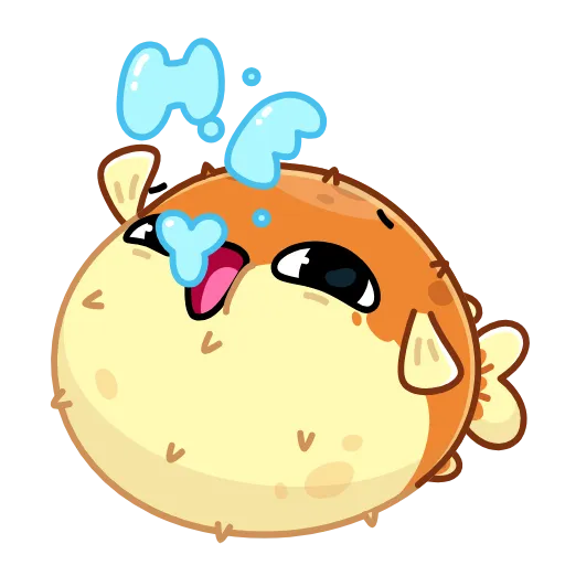 Стикер 5 Puffer Fish