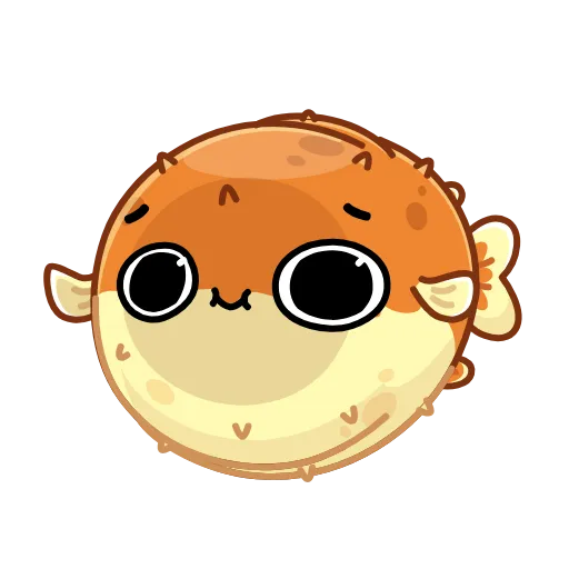Стикер 6 Puffer Fish