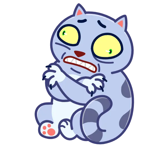 Стикер 19 Puffy Cat