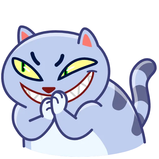 Стикер 6 Puffy Cat